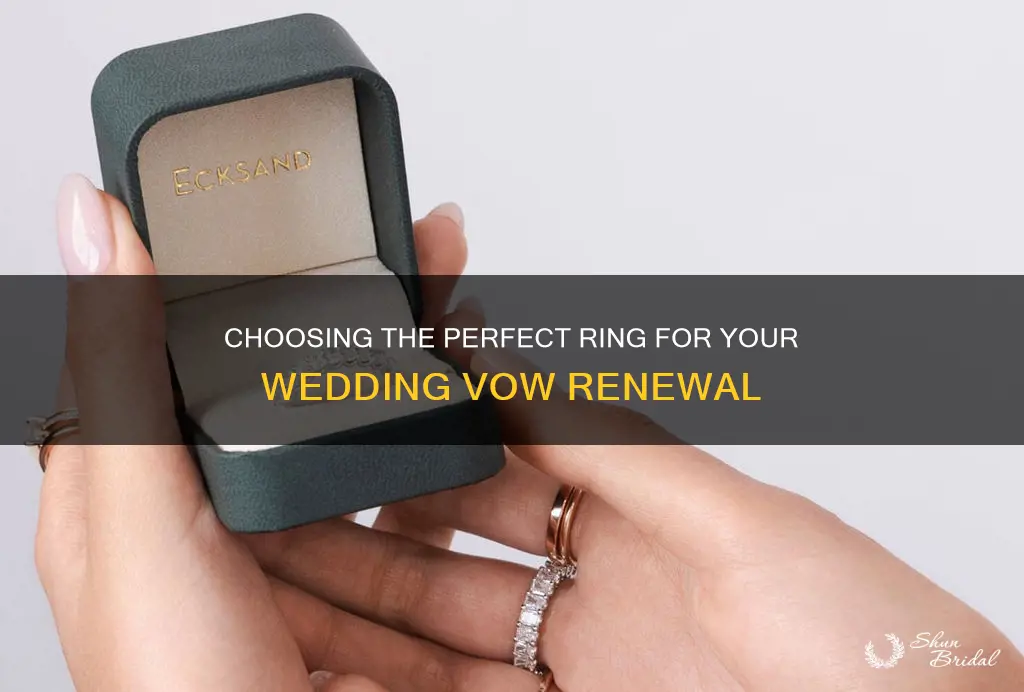 what ring do you buy for a wedding renewal