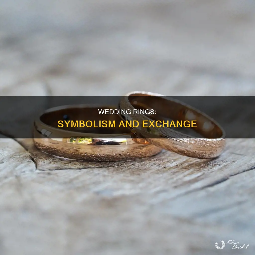what rings are exchanged at weddings