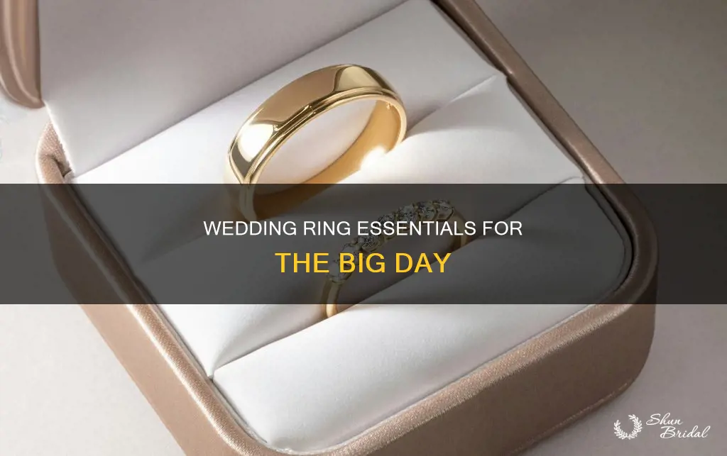 what rings do I need for a wedding