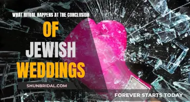 Jewish Wedding Rituals: Conclusion Customs