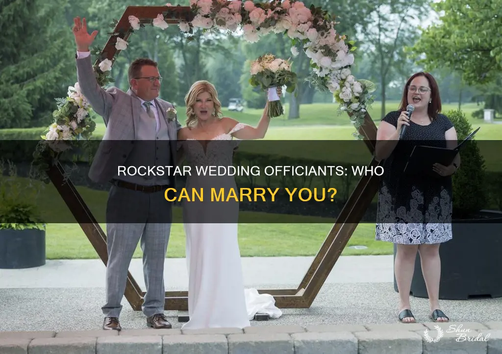 what rockstar will officiate a wedding