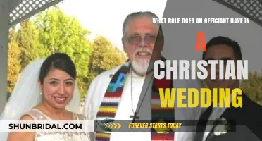 Understanding the Officiant's Role in a Christian Wedding Ceremony