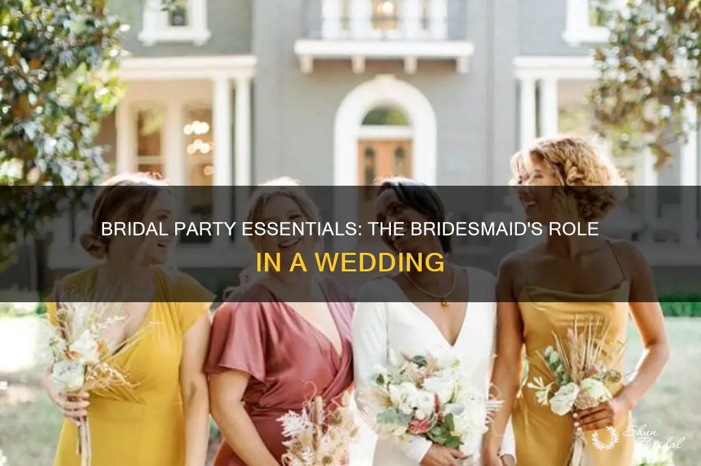 what role does the bridemaid play in a wedding