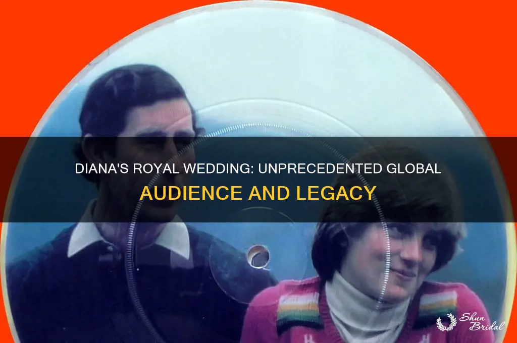 what royal record did diana set during her wedding