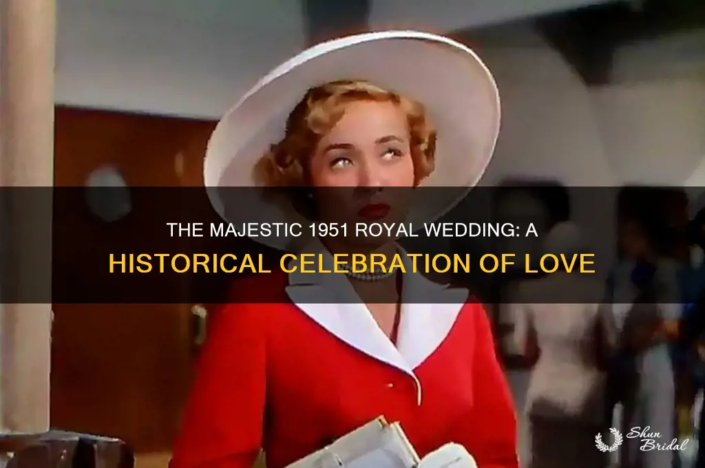 what royal wedding was in 1951