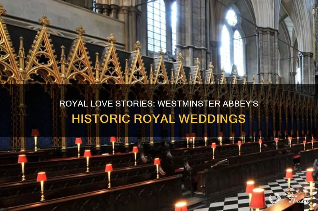 what royal weddings were performed at westminster abbey