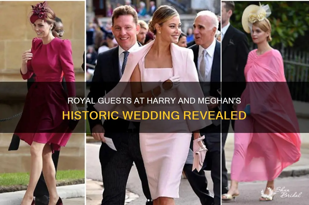 what royals attended harry and meghan wedding