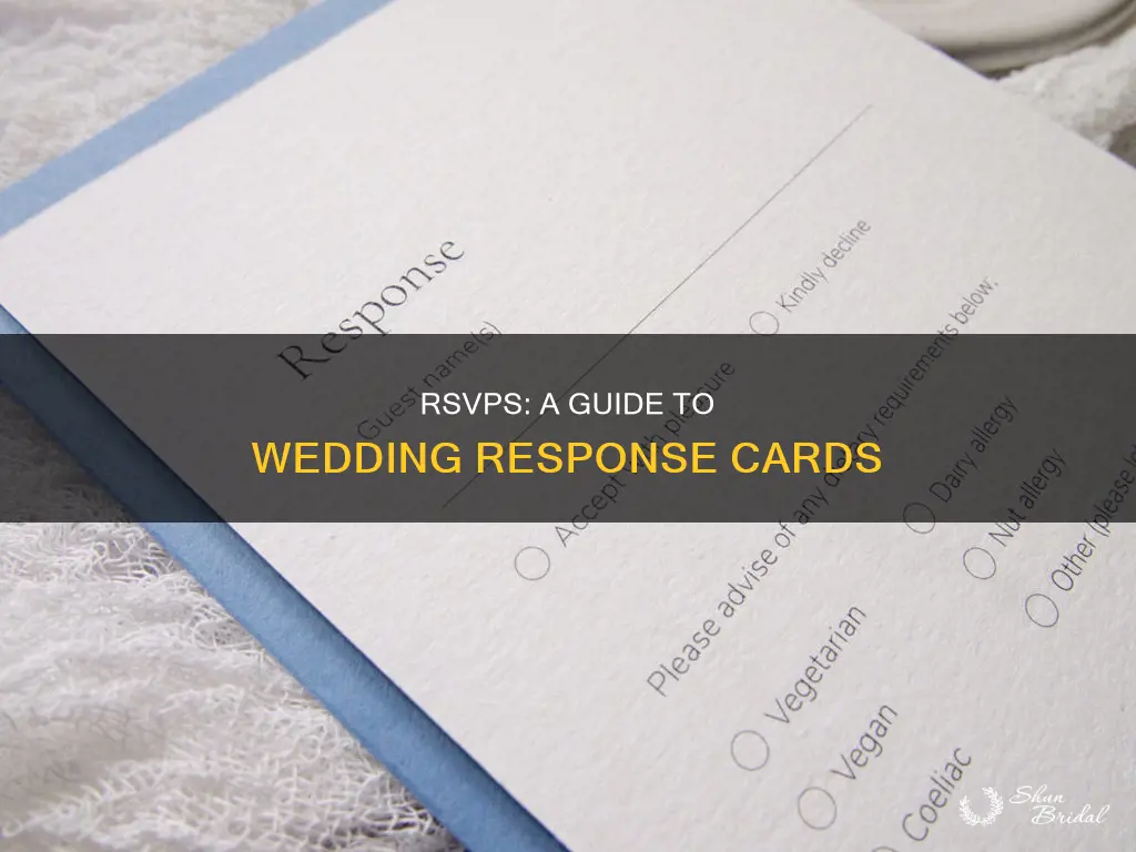 what rsvp for weddings should look like