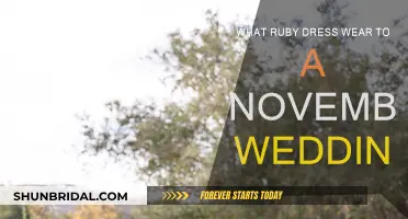 Ruby Dresses for November Weddings: What to Wear