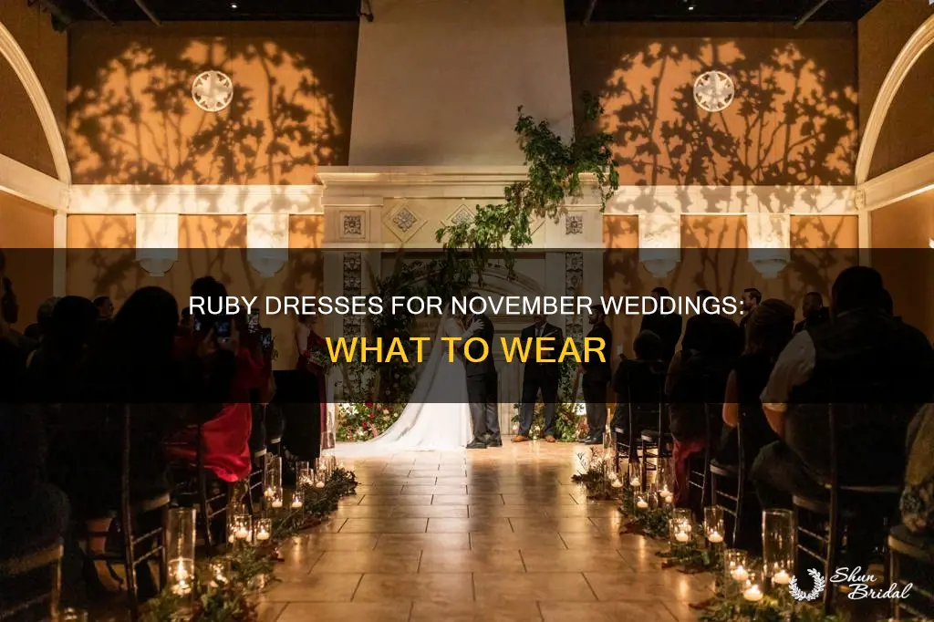 what ruby dress wear to a november wedding
