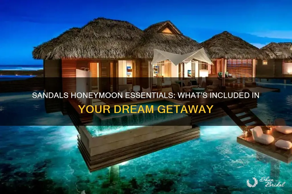 what s included in a sandals honeymoon