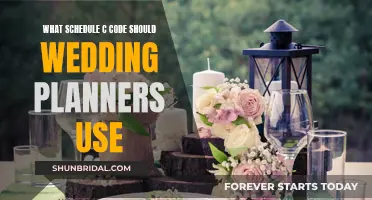 Wedding Planners: Which Schedule C Code?