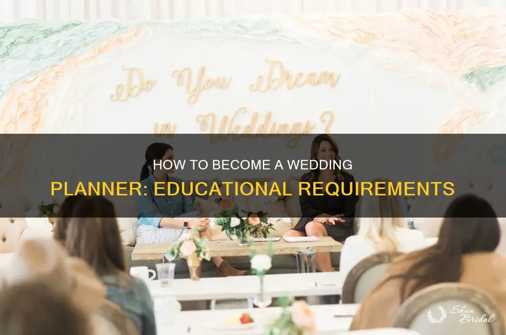 what schooling is required to become a wedding planner