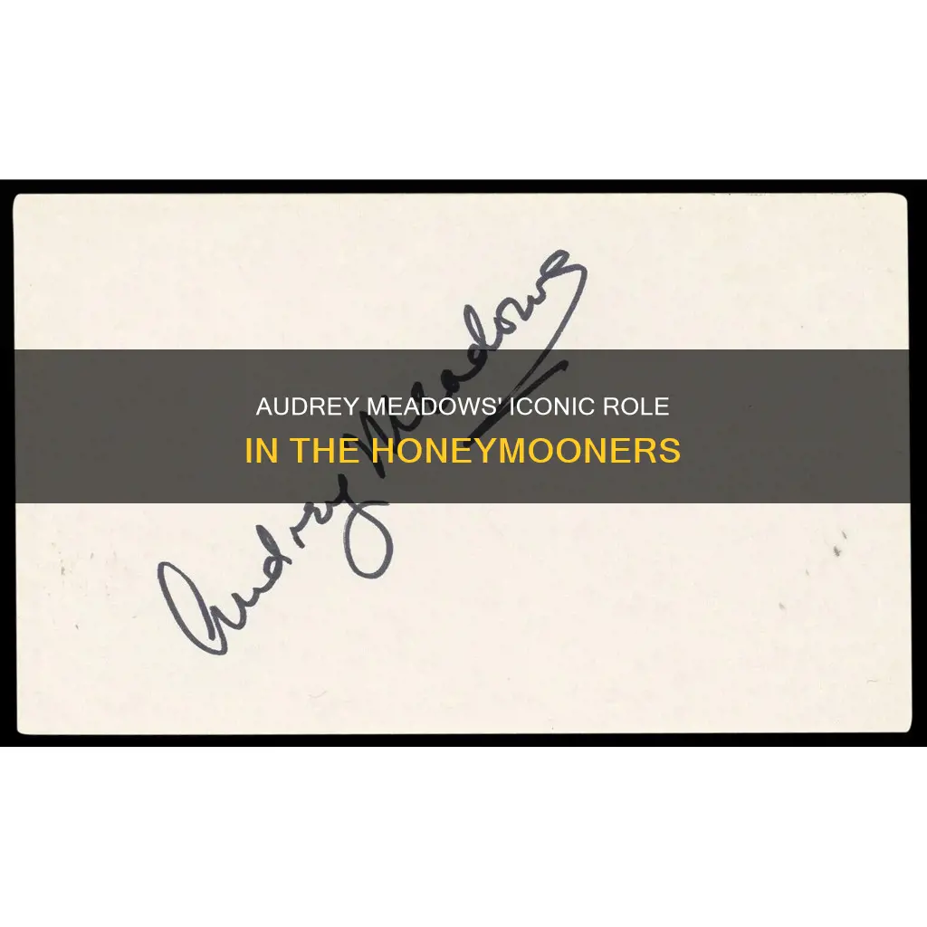 what season did audrey meadows join the honeymooners