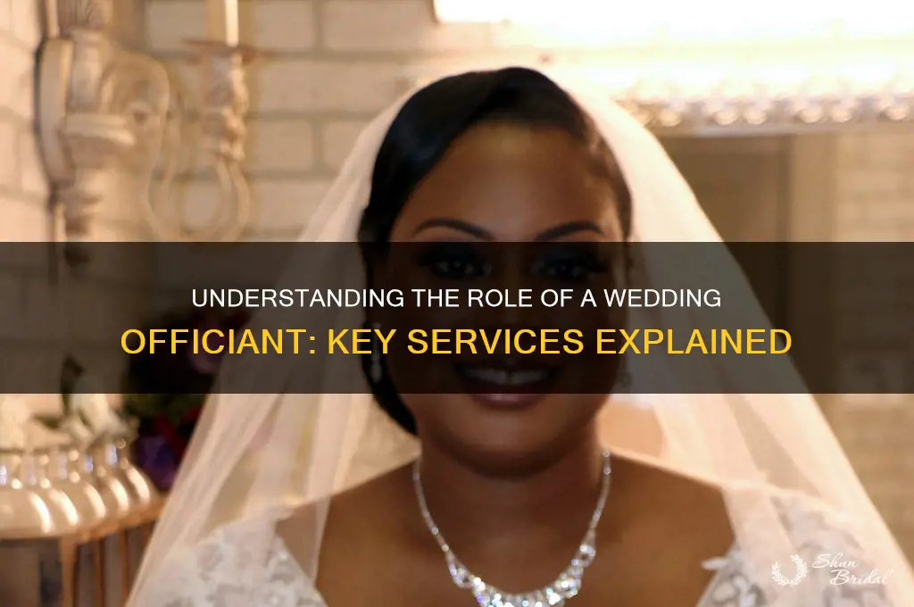 what service does the officiant do at a wedding