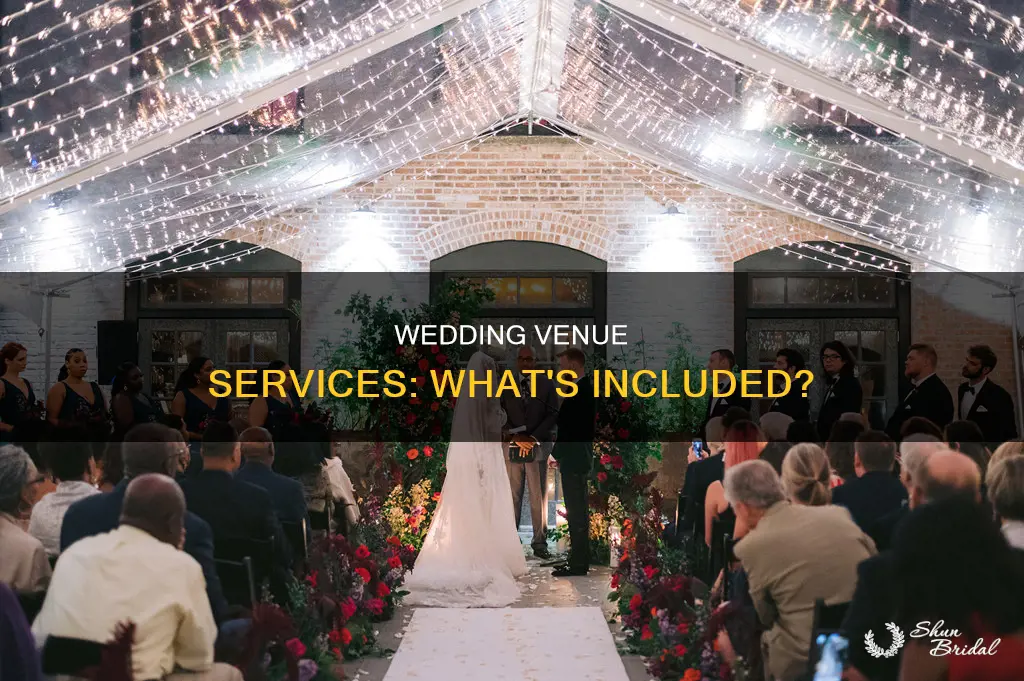 what services are provided through wedding venues