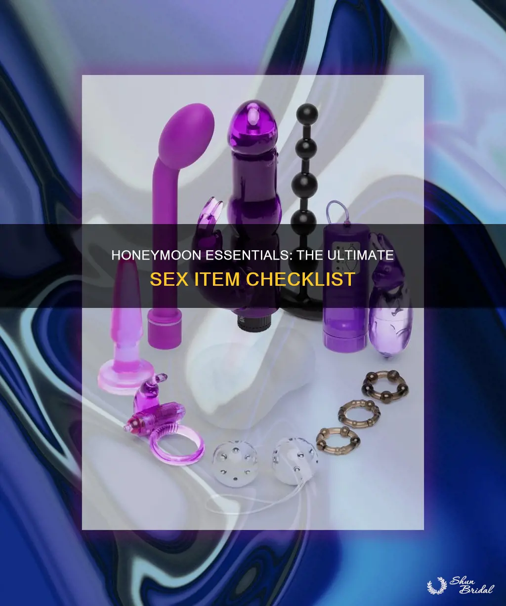 what sex items are essential for honeymoon