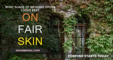 Wedding Dress Shades for Fair Skin Tones