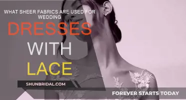 Sheer Fabrics and Lace Create Dreamy Wedding Dresses