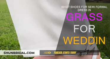 Grass Wedding: Shoes for Semi-Formal Attire