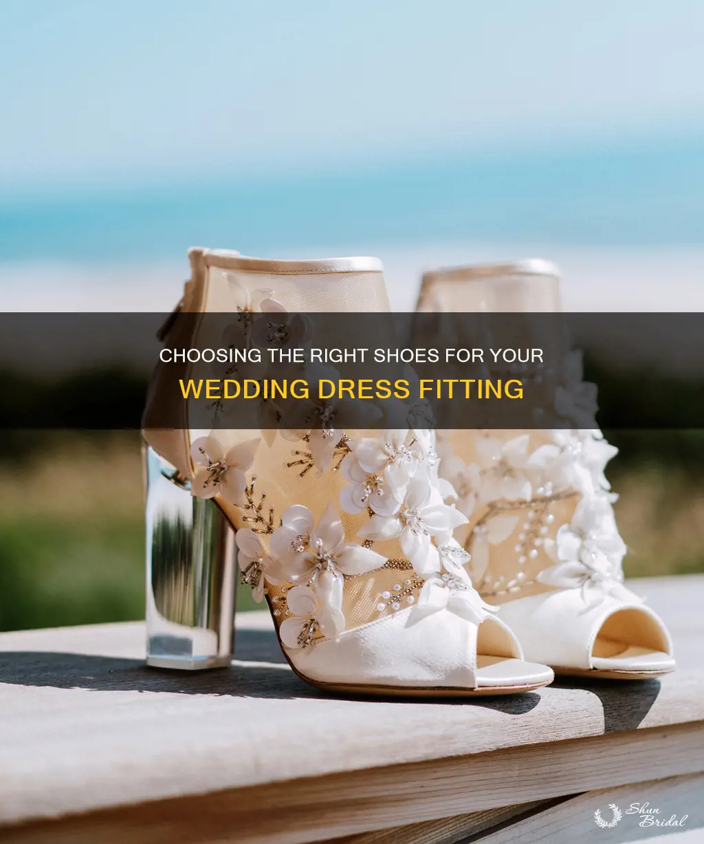 what shoes should I wear to try on wedding dresses