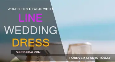 Shoes to Wear with a Line Wedding Dress