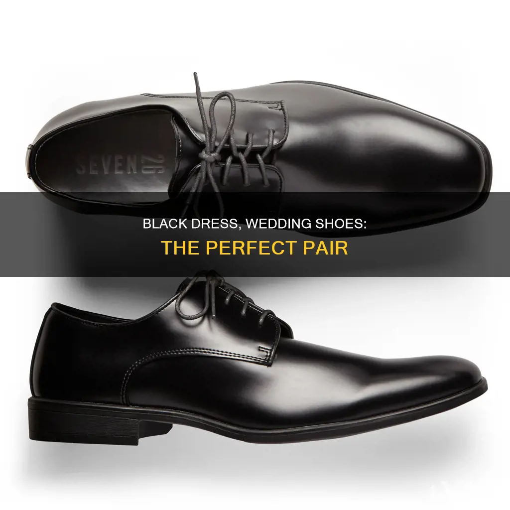what shoes to wear with black dress to wedding