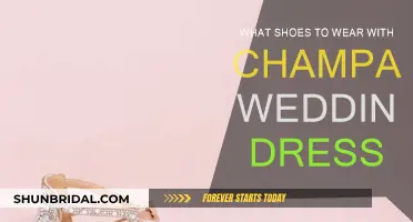 Champagne Wedding Dress: Which Shoes to Wear?