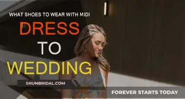 The Perfect Shoe and Midi Dress Wedding Combo
