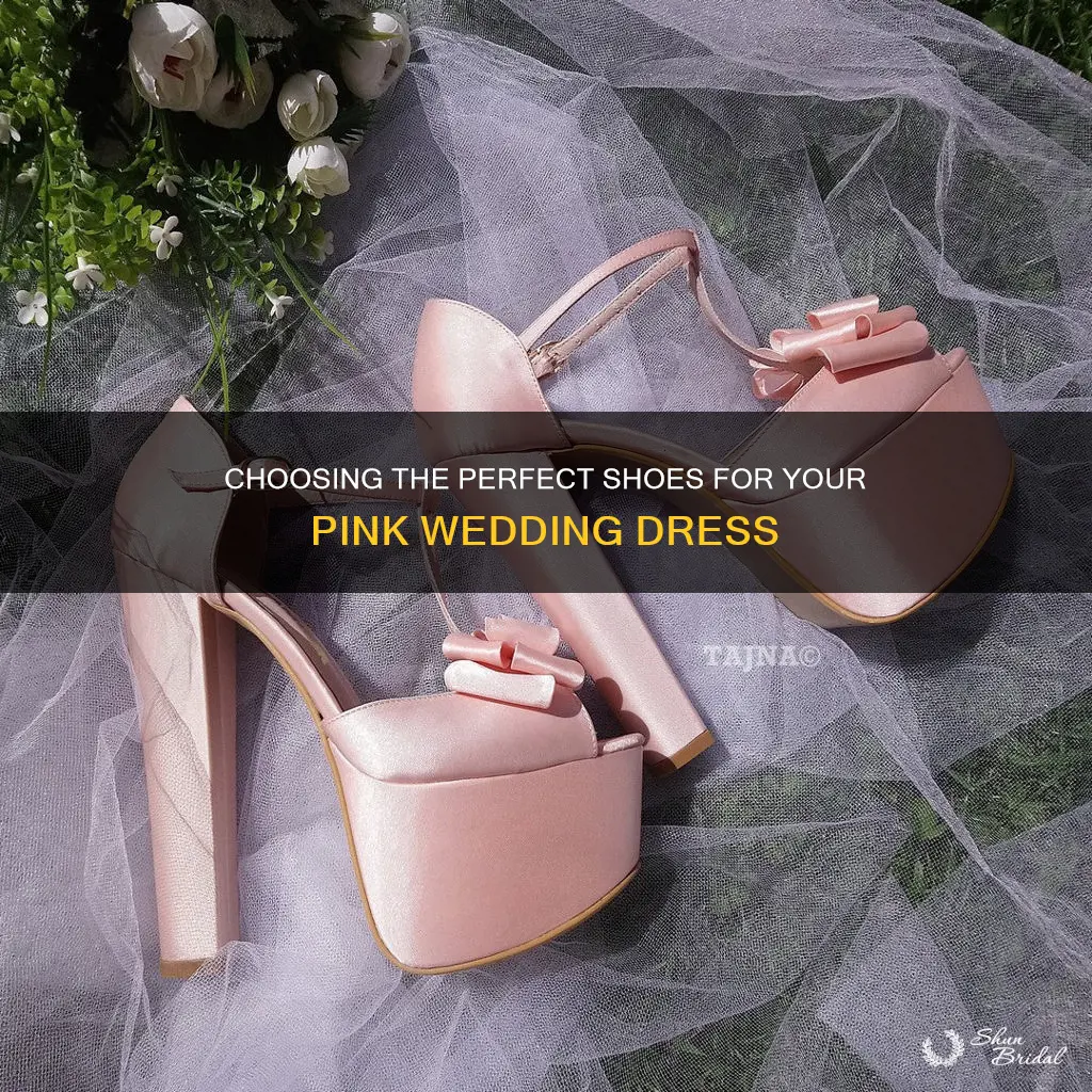 what shoes to wear with pink dress for wedding