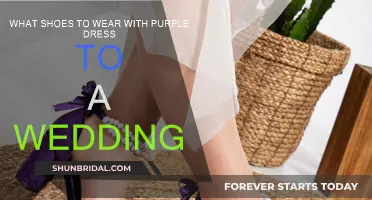 Choosing the Perfect Shoes for Your Purple Wedding Dress