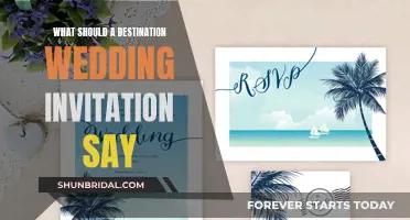 The Perfect Destination Wedding Invitation Wording