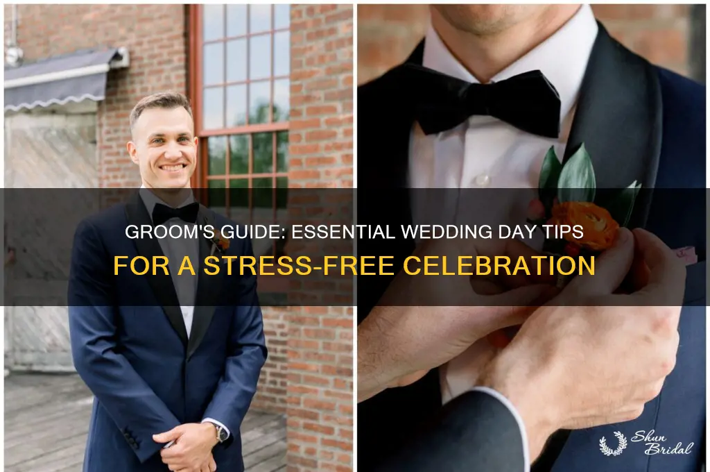 what should a guy do on his wedding day