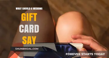 Crafting the Perfect Wedding Gift Card Message: Tips and Ideas