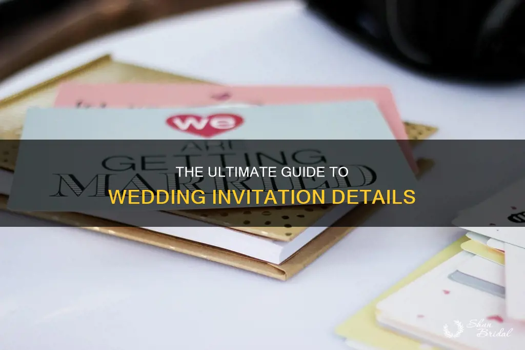 what should a wedding invitation include