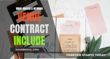 Key Elements of a Wedding Venue Contract