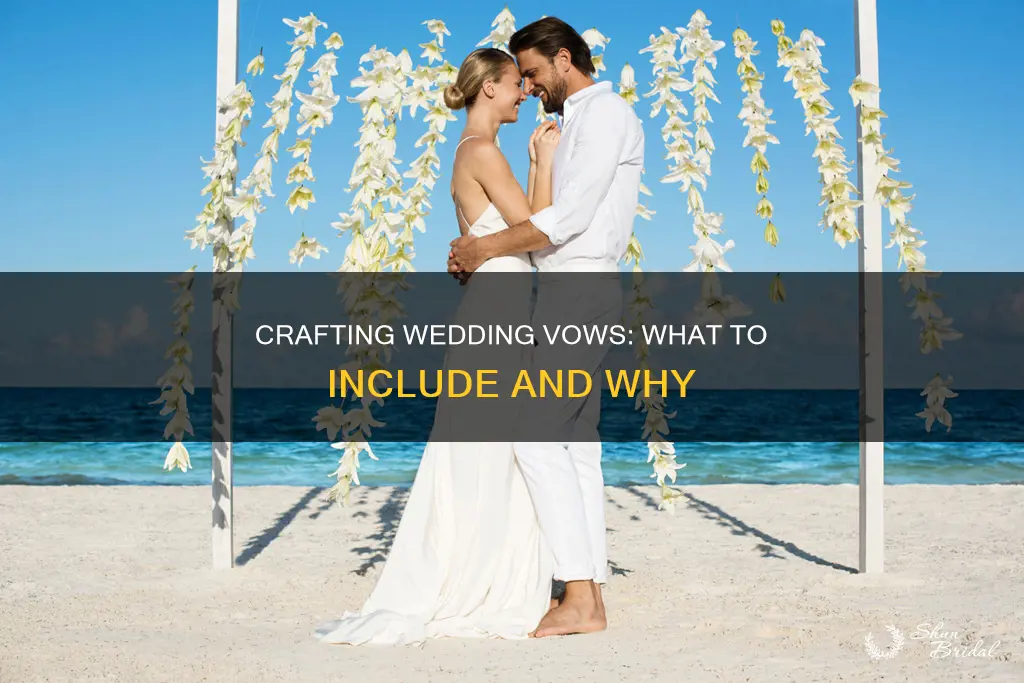 what should be in a wedding vow