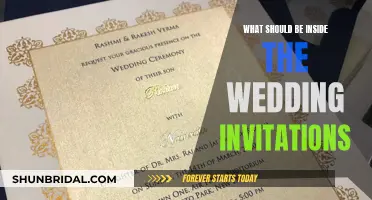 Wedding Invitations: What to Include Inside