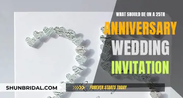 Celebrating 25 Years: Crafting the Perfect Silver Wedding Invitation