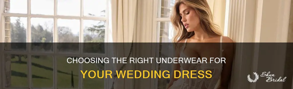 what should be worn for underwear with a wedding dress