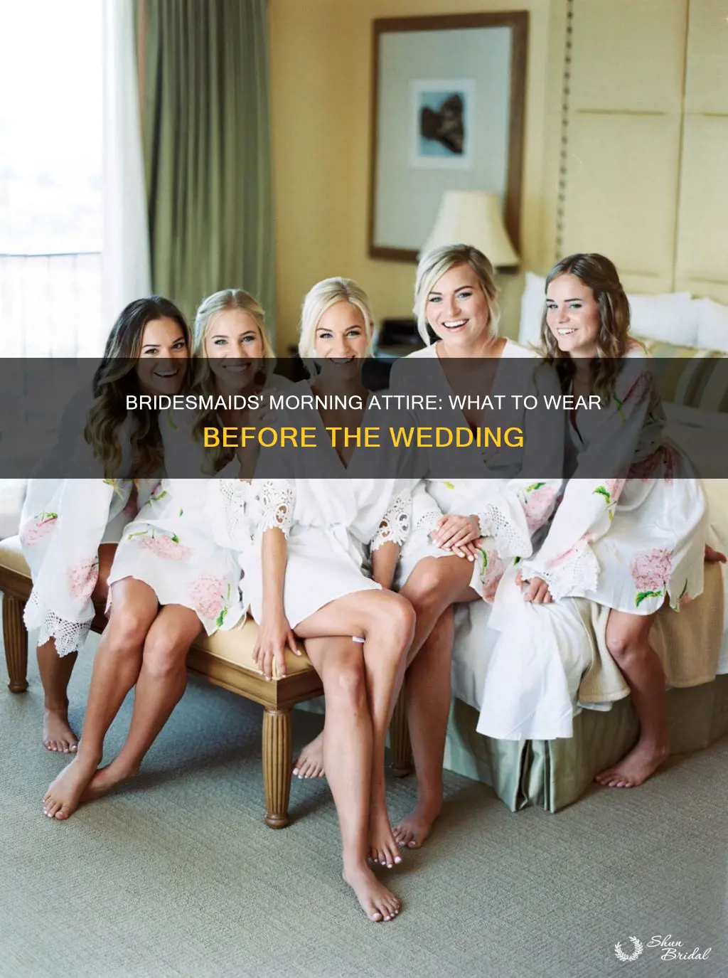 what should bridesmaids wear morning of wedding