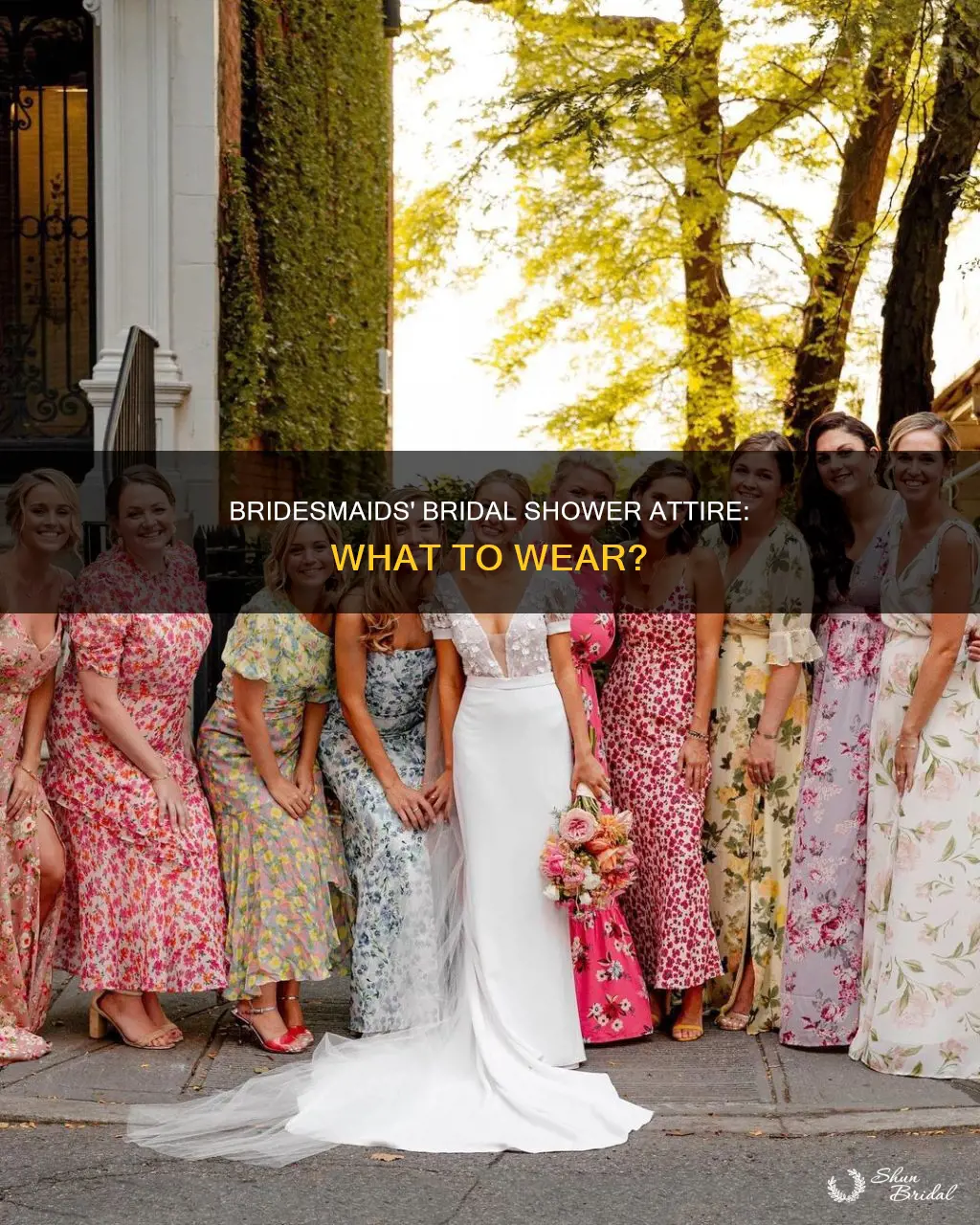 what should bridesmaids wear to bridal shower