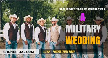 Civilian Groomsmen Attire Guide for Military Wedding Elegance