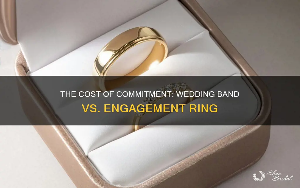 what should cost more engagement ring or wedding band
