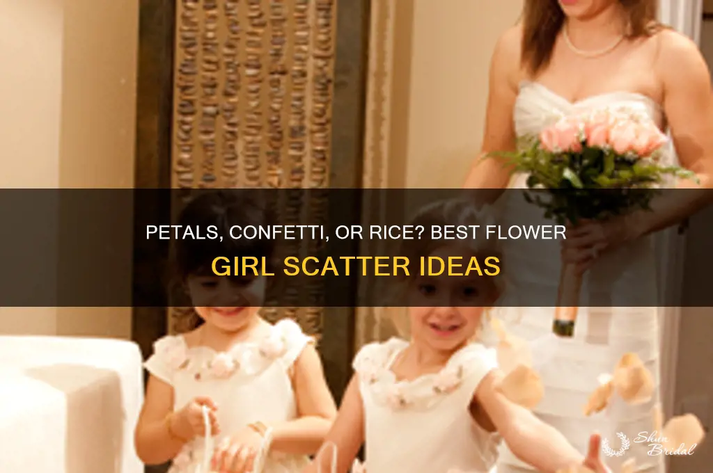 what should flower girl scatter