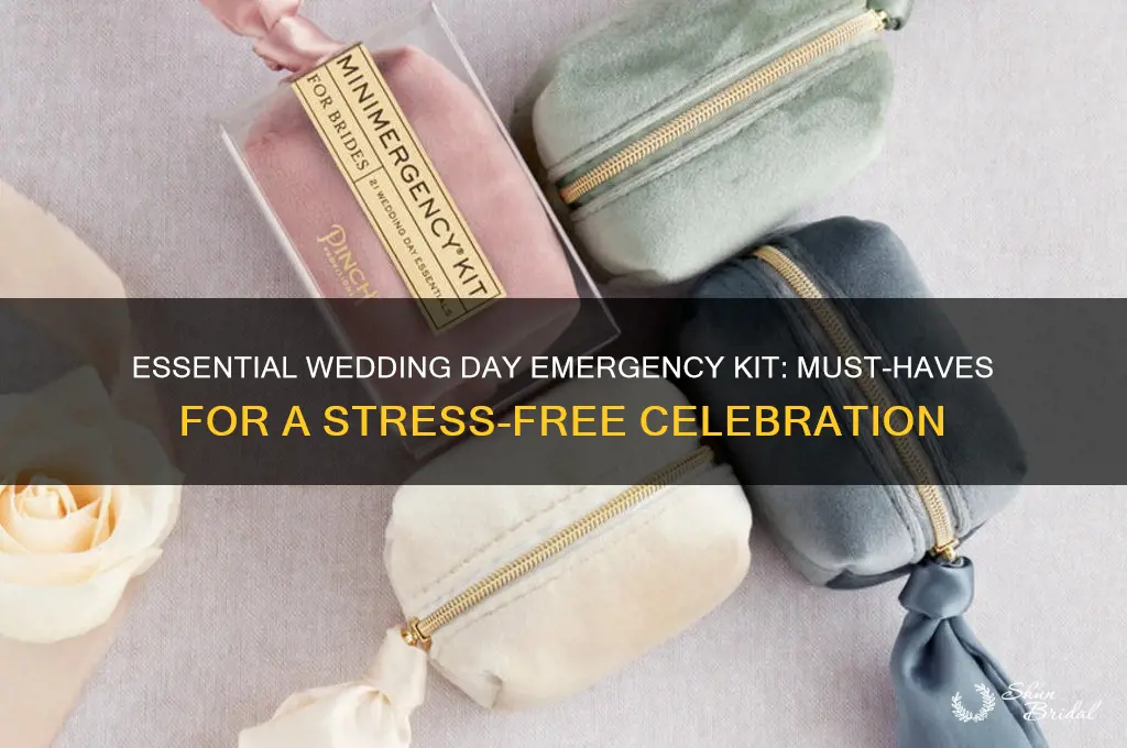 what should go in a wedding day emergency kit