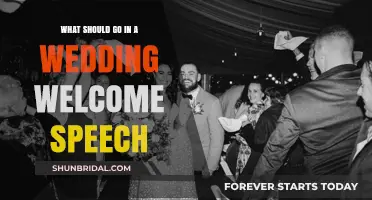 Crafting the Perfect Wedding Welcome Speech: Tips and Essentials