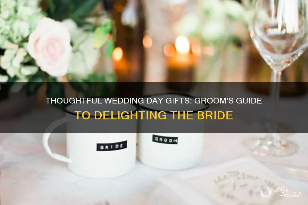what should groom get bride on wedding day