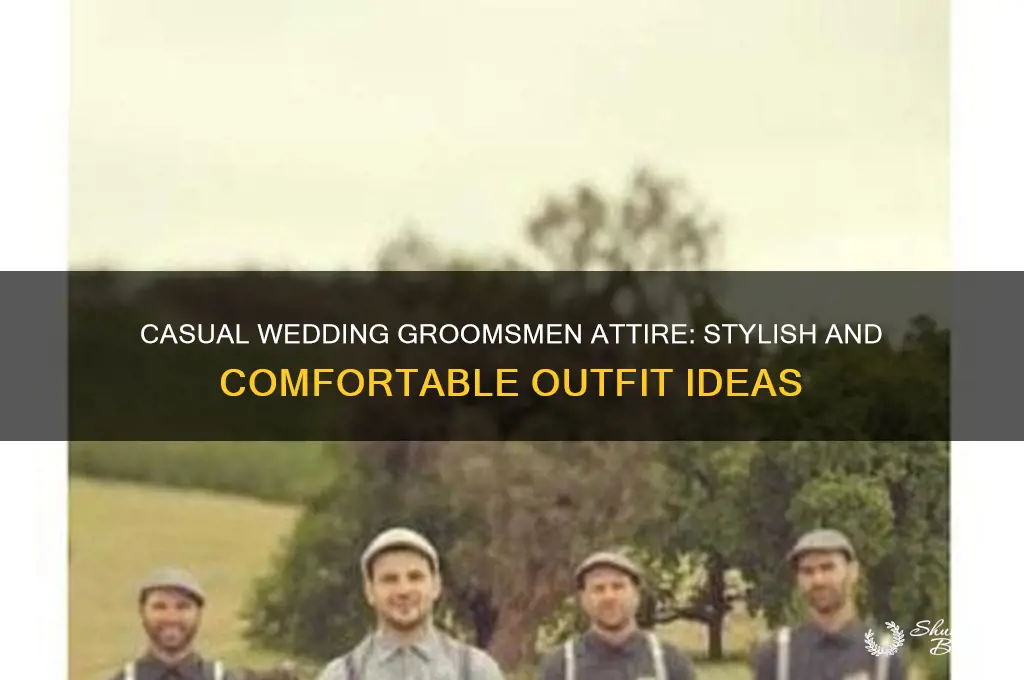 what should groomsmen wear for casual wedding