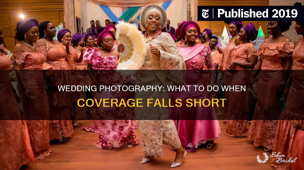 what should happen if photographer didnt cover entire wedding